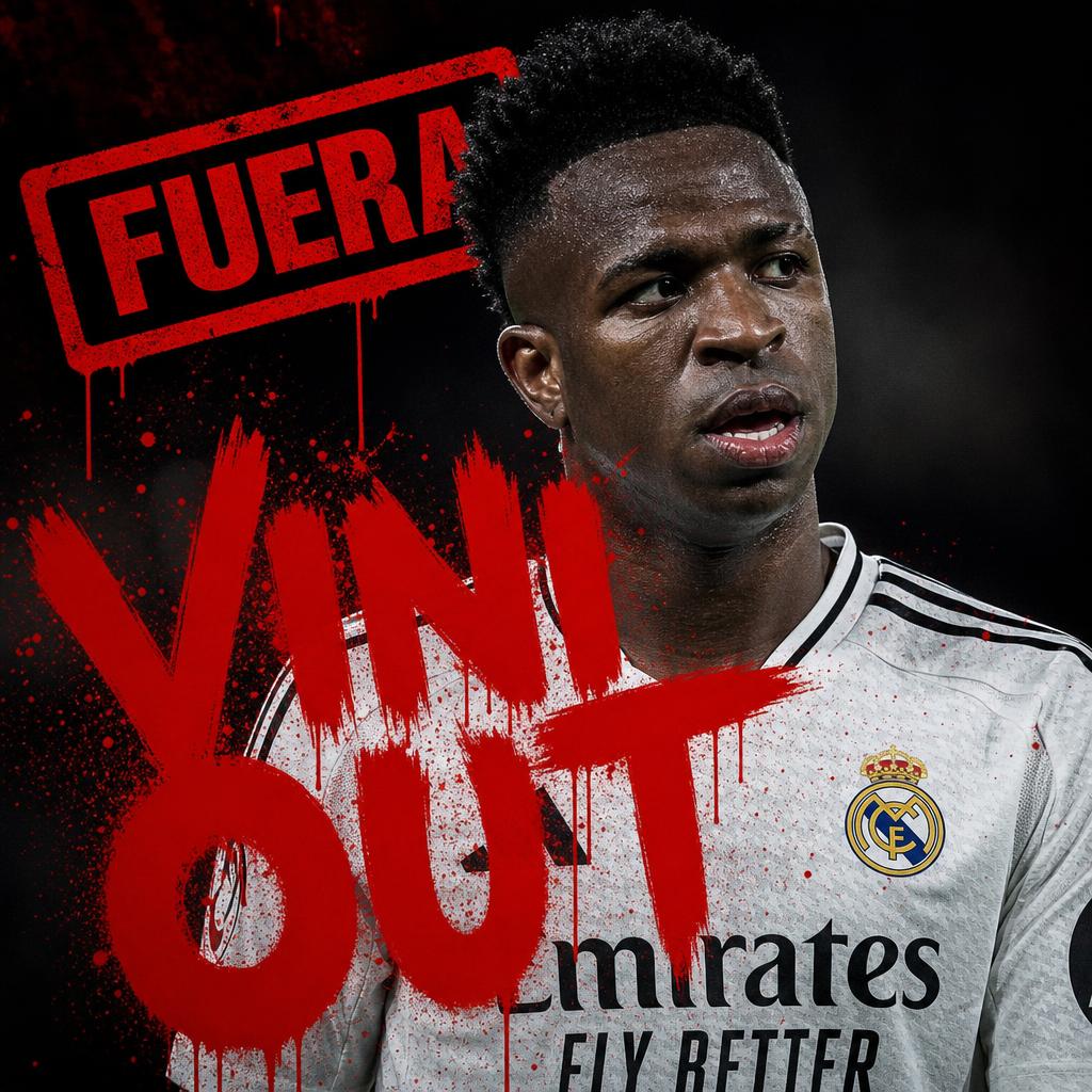 Vinicius Jr. — VINI OUT campaign artwork